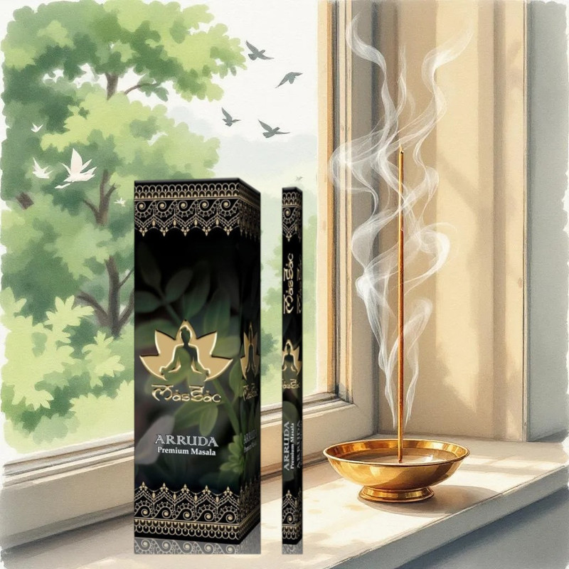 Kit 12 Incensos de Arruda – Proteção, Limpeza e Renovação Espiritual ...