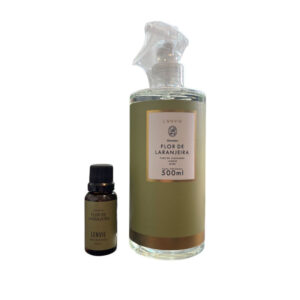 Kit Agua Perfumada Flor de Laranjeira 500ml+Óleo Concentrado Flor De Laranjeira 20ML Lenvie
