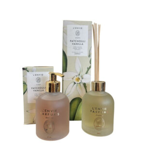 Kit Patchouli Vanilla Sabonete Liquido+Difusor De Varetas 200ml Lenvie