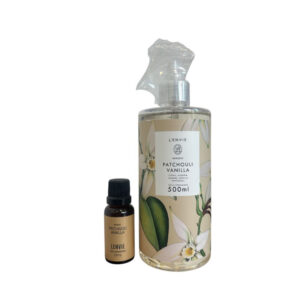 Kit Agua Perfumada Patchouli Vanilla 500ML+Óleo Concentrado Patchouli Vanilla 20ml Lenvie