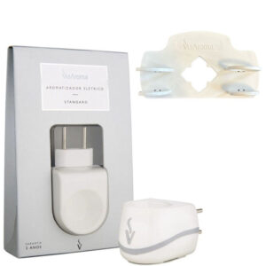 Difusor Aromatizador Elétrico Standard+Suporte para Óleos Essenciais,Essências White Via Aroma
