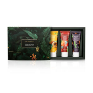 Kit Creme para Mãos Tropicaliza 45g c/ 3und Brasil em Polpa Acqua Aroma
