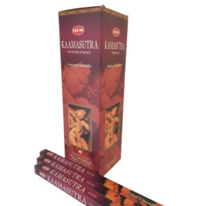 Kit 6 Incensos HEM Kamasutra - Aromas que Despertam a Paixão