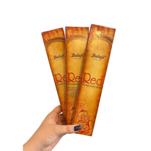 Kit 3 Incensos Balaji Red – Energia, Força e Paixão