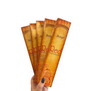 Kit 5 Incensos Balaji Red – Energia, Força e Paixão