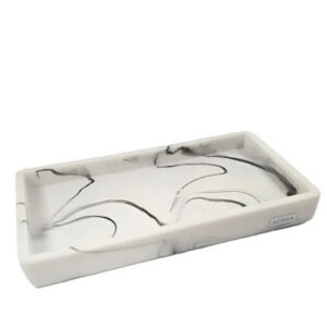 Kit  Lavabo Alecrim (Difusor,Sabonete e Bandeja Mármore) Acqua Aroma