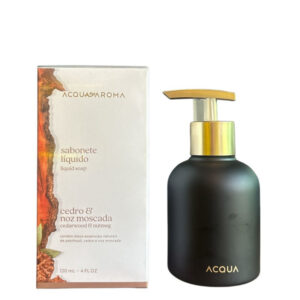 Sabonete Líquido Acqua Aroma Dia a Dia 120ml Cedro e Noz Moscada