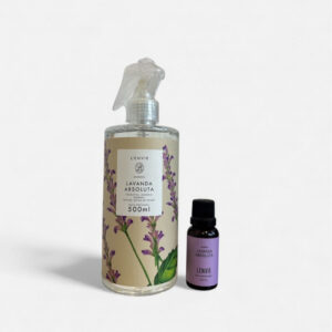 Kit Água Perfumada Lavanda Absoluta 500ml+Óleo Concentrado 20ml Lenvie
