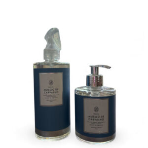 Kit Água Perfumada Musgo De Carvalho 500ml+Sabonete Liquido 350ml Lenvie