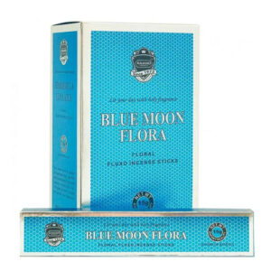 Kit 2 Incensos Anand Blue Moon Flora, Sândalo e Rosa, 15g, 45 Minutos de Queima