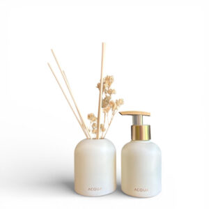 Kit Lavabo Bambu Chines (Difusor E Sabonete) Acqua Aroma