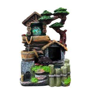 Fonte de Água na Serenidade da Paisagem