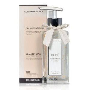 Álcool em Gel com Cheirinho de Bebê & Vitamina E Acqua Aroma
