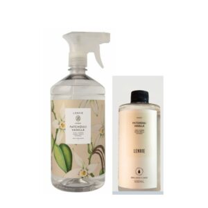 Kit Lenvie Patchouli Vanilla Água Perfumada 1L + Refil Sabonete Líquido 500ml