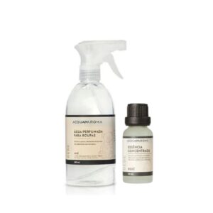 Kit Água Perfumada para Roupas Bebê 500ml + Essência Concentrada Bebê 20ml