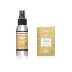 Kit Acqua Aroma Spray Vanilla Bourbon + Envelope Perfumado Vanilla Bourbon