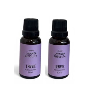 KIT 2 Óleos Concentrados 20ml Lavanda Absoluta - Lenvie