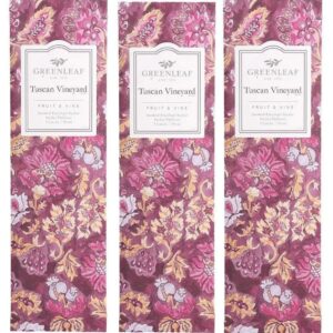 Kit c/ 3 Sachês Greenleaf Tuscan Vineyard Slim