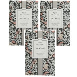 Kit c/ 3 Sachês Greenleaf Urban Vanille Large