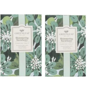 Kit c/ 2 Sachês Greenleaf Shimmering Snowberry Large