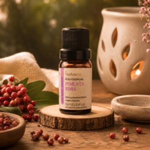 Óleo Essencial Pimenta Rosa Via Aroma - 10ml
