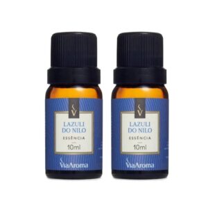 Kit com 2 Essências Lazuli do Nilo Via Aroma - 10ml