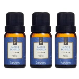 Kit com 3 Essências Lazuli do Nilo Via Aroma - 10ml