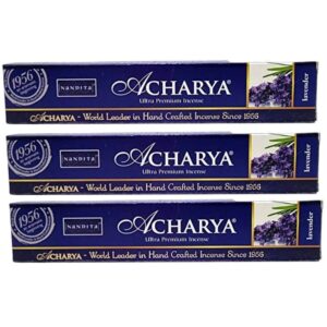 Kit c/ 3 Incensos Massala Nandita Lavender 15g
