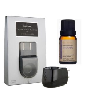 Aromatizador Via Aroma Black c/ Óleo Lavanda