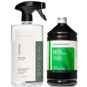 Água Perfumada para Roupas + Refil - Alecrim - Acqua Aroma