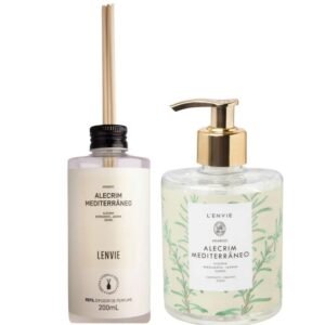 Kit Alecrim Mediterrâneo Difusor de Perfume+Sabonete Líquido