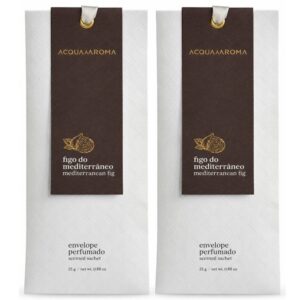 Kit com 2 Sachê Perfumado Acqua Aroma Figo do Mediterrâneo 25g