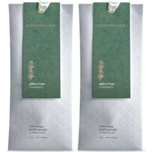 Kit com 2 Sachês Perfumado Acqua Aroma Dia a Dia Alecrim 25g