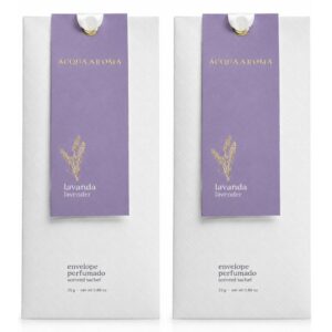 Kit com 2 Sachês Perfumado Acqua Aroma Dia a Dia Lavanda 25g