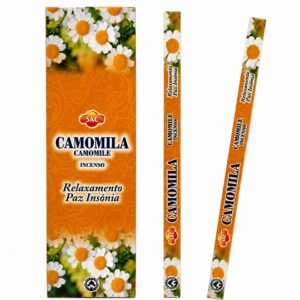 Kit 24 Incensos de Camomila -SAC- Tranquilidade e Bem Estar