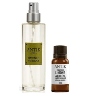 Kit Limone e Verbena Perfume p/ Tecidos + Essência 15ml - Antik