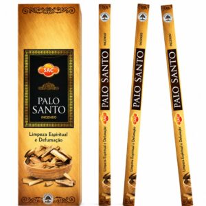 Kit 6 Incensos Palo Santo – Purificação, Elevação Espiritual e Proteção Energética