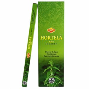 Kit com 12 Incensos de Hortelã – Frescor e Renovação para a Mente