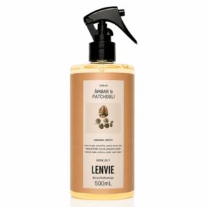 Água Perfumada Âmbar & Patchouli - Urban - 500ML - Lenvie