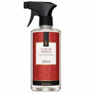 Água Perfumada p/ Tecidos Flor de Hibisco - Via Aroma 500ml