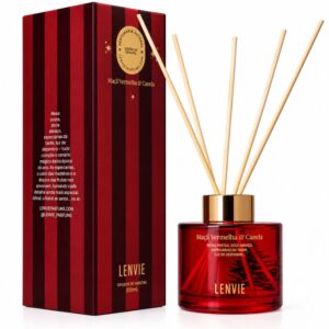 Difusor de Perfumes Maçã Vermelha & Canela - Edição Especial de Natal - 200ml - Lenvie