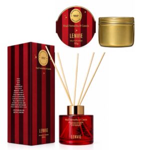 Kit de Natal Maçã Vermelha & Canela - Difusor + Vela 110g - Lenvie