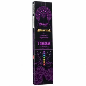 Incenso Premium Dharma - 7 Chakras - Balaji - c/ 15 Varetas