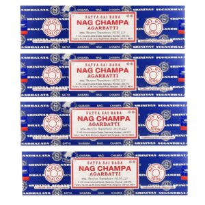 Kit c/ 4 Incensos Satya Sai Baba - Nag Champa - 15g