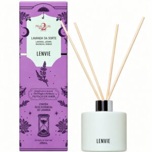 Difusor de Perfume Lavanda da Sorte 200ml - Edição Especial Da Magia à Sedução 2 - Lenvie