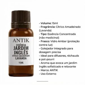 Essência Antik Jardim Inglês - 15ML