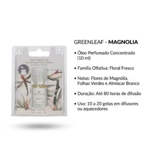 Óleo Aromatizador Magnolia Greenleaf - 10ml
