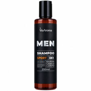 Shampoo Men Sport Via Aroma - 200ml - Uso Diário