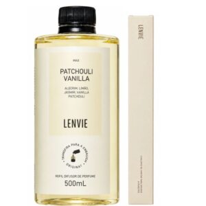 Refil Difusor de Perfume Patchouli Vanilla + Kit varetas - Lenvie
